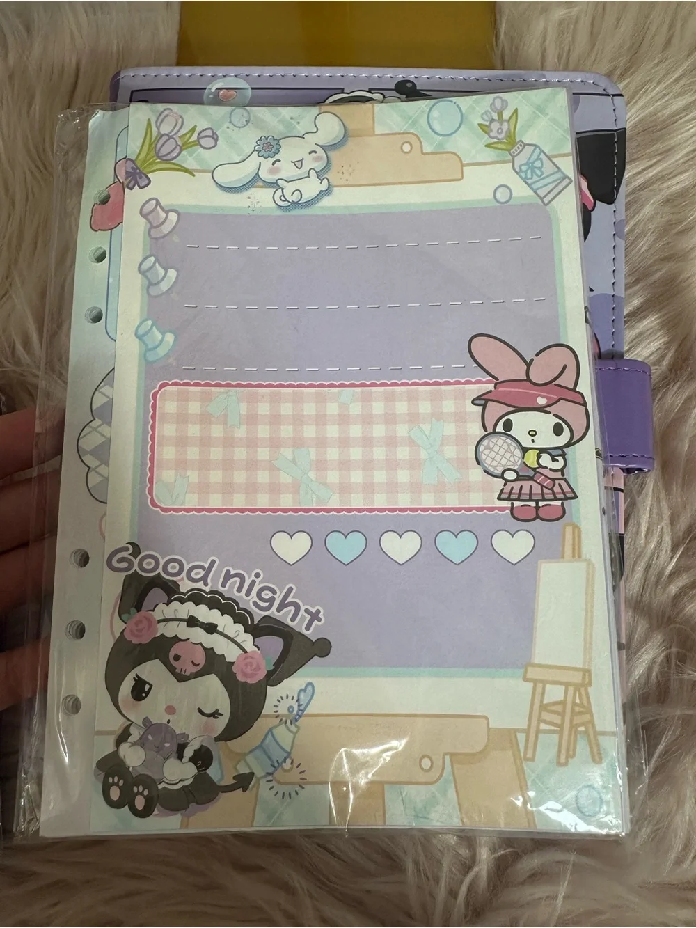 KUROMI binder/sheet/12 pieces pen